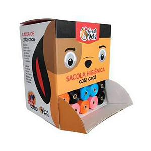 Mostruário Refil Cata Caca Sacolinha - 1 Rolo C/ 20 Sacolinhas