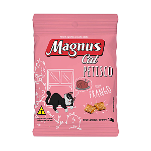 Magnus Cat Petisco Gatos Adultos Sabor Frango 40g