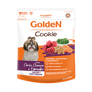 Biscoito Golden Cookie Cães Pequeno Porte Carne e Vegetais 350g