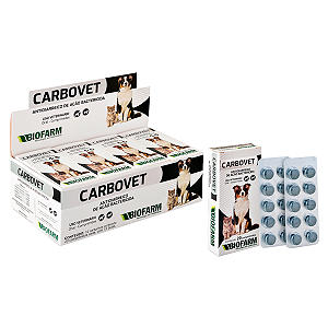 Antidiarreico Bactericida Carbovet - 20 Comprimidos
