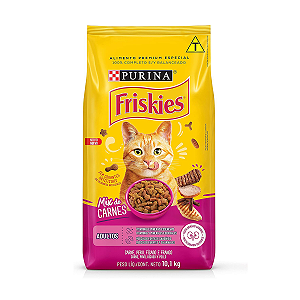 Ração Purina Friskies Gatos Adultos Mix De Carnes 10,1Kg