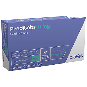 Anti-inflamatório Predinisolona Preditabs 10mg - 10 Comprimidos