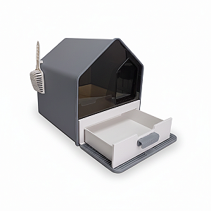 Sanitário Fechado Lar Doce Lar Cinza