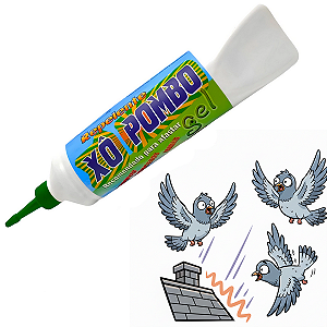Repelente Afasta Pombos Xô Pombo Gel Bisnaga 250g