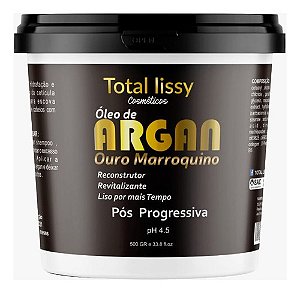 Creme De Hidratação Óleo De Argan 500g Nutrição Capilar Gold