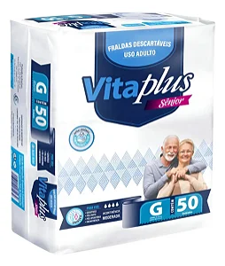 Fralda Vitaplus Senior Hiper G Pcte 50 Unididades