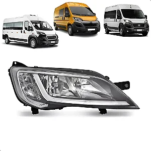 Farol Ducato 23/25 e Jumper/Boxer 18/25 com LED Lado Direito