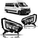 Farol Master 22/25 LE com Motor e DRL - Iluminação Premium para Veículos