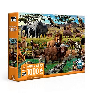 Quebra-Cabeça Savana Africana 1000 Peças