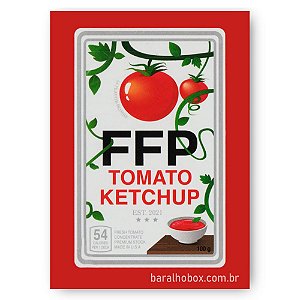 Baralho Fast Food Tomato Ketchup