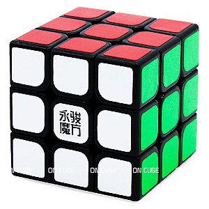 Cubo Mágico 3x3x3 YJ Sulong Preto