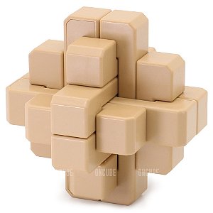 Quebra Cabeça Madeira Puzzle 3d Wood Desafio Cubo Jogo Stars - R