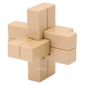 Box Puzzles de Madeira - 4 peças - Oncube: os melhores cubos