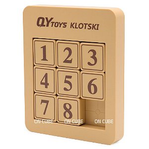 Puzzle Numérico Sliding Klotski Qiyi Magnético - 3x3 - 8 números