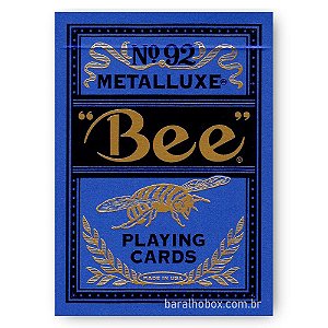 Baralho Bee Blue Metalluxe