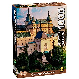 Quebra-Cabeça Castelo Medieval 1000 Peças