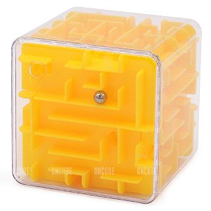 Maze Box Amarelo - Labirinto 3D