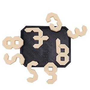 Puzzle Números Complicados - 10 números