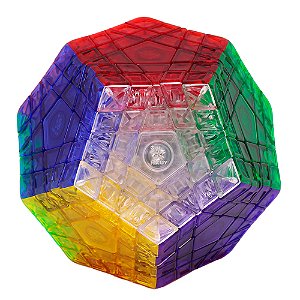 Cubo Mágico Gigaminx Yuxin Transparente - Edição Limitada