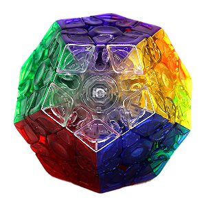 Cubo Mágico Megaminx Yuxin Transparente - Ediçao Limitada