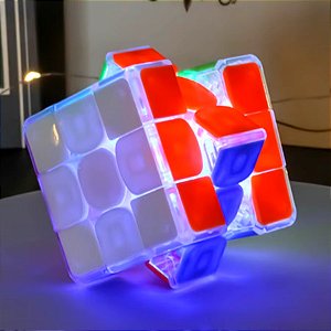 Cubo Mágico 3x3x3 Lustrous Sengso (LED) - Magnético