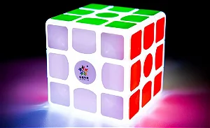 Cubo Mágico 3x3x3 Light e Shadow Yuxin - LED - Magnético