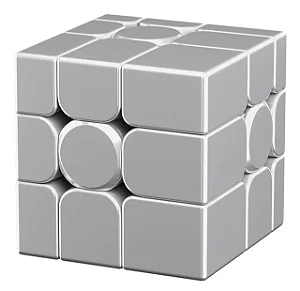 Cubo Mágico Mirror Blocks Moyu V2 Prata Ball Core