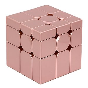 Cubo Mágico Mirror Blocks Moyu V2 Dourado Ball Core UV