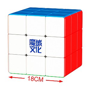 Cubo Mágico 3x3x3 Moyu 18 cm