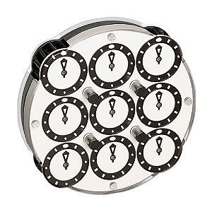Magic Clock Sengso Magnético Preto e Branco