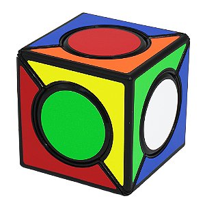 Cubo Mágico Six Spot Cube Qiyi Preto
