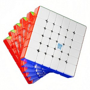 Cubo Mágico 6x6x6 Moyu AoShi V4 Triple-Track Magnético UV