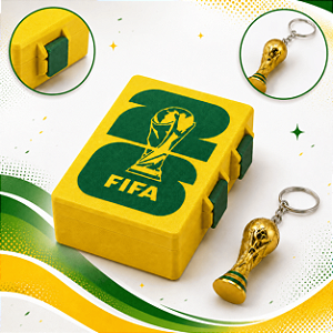 Porta Figurinhas Copa 2026 Case Organizador