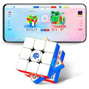 Cubo Mágico 3x3x3 GAN 356 i Carry 4 - Smart Cube Bluetooth Magnético