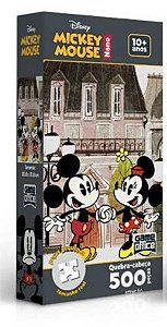 Quebra-Cabeça Mickey Mouse - Mickey e Minnie 500 Peças Nano