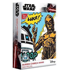 Quebra-Cabeça Star Wars - C-3PO/R2-D2 500 Peças Nano
