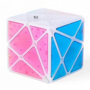 Cubo Mágico 3x3 Qiyi Axis - Ice Amber Transparente
