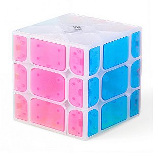 Cubo Mágico 3x3 Fisher Qiyi - Ice Amber Transparente