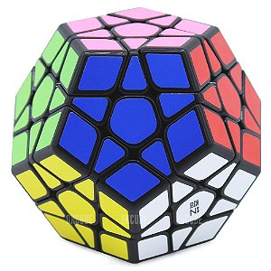 Cubo Mágico Megaminx Qiyi QiHeng Preto