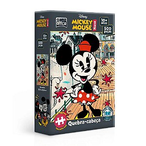 Quebra-Cabeça Mickey Mouse - Minnie 500 Peças Nano