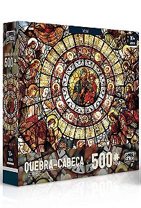 Quebra-Cabeça Arte Sacra - Vitral 500 peças