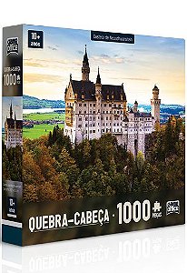 Quebra-Cabeça Castelo De Neuschwanstein 1000 peças