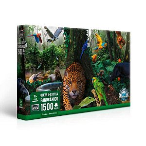 Quebra-Cabeça Panorâmico Floresta Amazônica 1500 peças