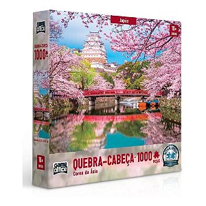 Quebra-Cabeça Cores da Ásia - Japão 1000 peças