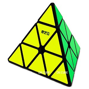 Cubo Mágico Pyraminx Qiyi MS Preto - Magnético