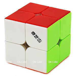 Cubo Mágico 2x2 Profissional Magnético Qiyi Wu Xia Preto Adesivado