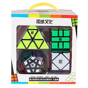 Kit 4 Cubos Mágico Pyraminx Megaminx Skewb Square Envio Ja