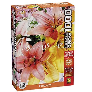 Quebra-Cabeça Flowers 1000 Peças