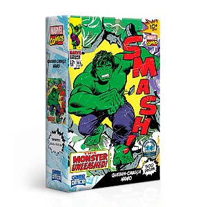 Quebra-Cabeça Marvel Comics - Hulk 500 Peças Nano