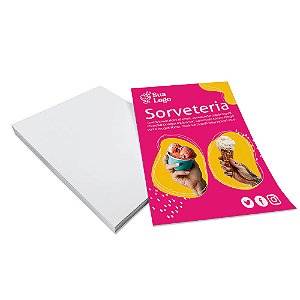 PANFLETOS COUCHÊ 90G 100X140MM - 4X0 - 500unid - PATSE29C